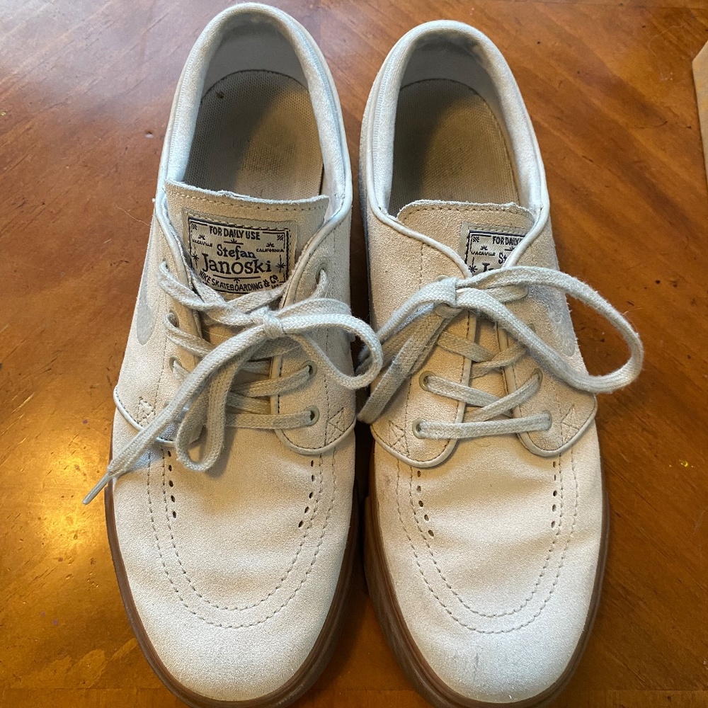 Nike Zoom Stefan Janoski Skateboard Bone Cream Suede